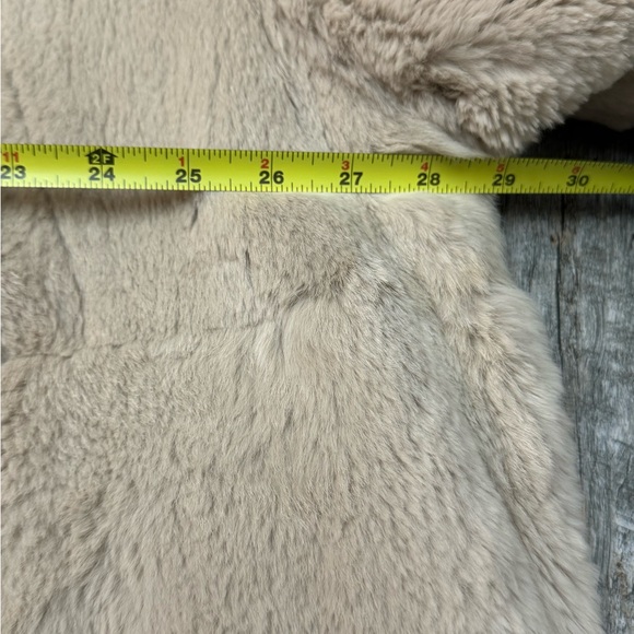 Vintage Genuine Rabbit Fur/Fox Trim Reversible Coat XXXL - Picture 4 of 7